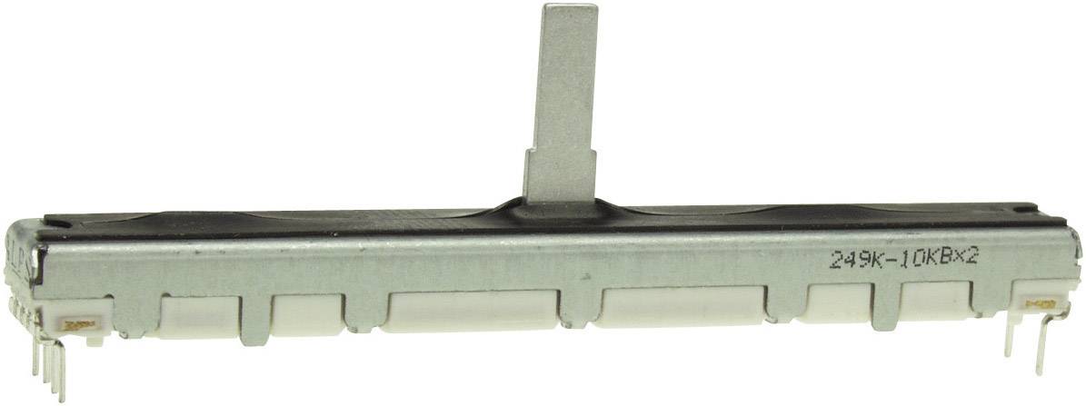 ALPS 401514 Slider pot 10 kΩ Stereo 0.1 W logarithmic 1 pc(s)