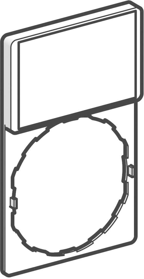 Schneider Electric ZBZ32 ZBZ32 Label holder (L x W) 30 mm x 40 mm Black, Red