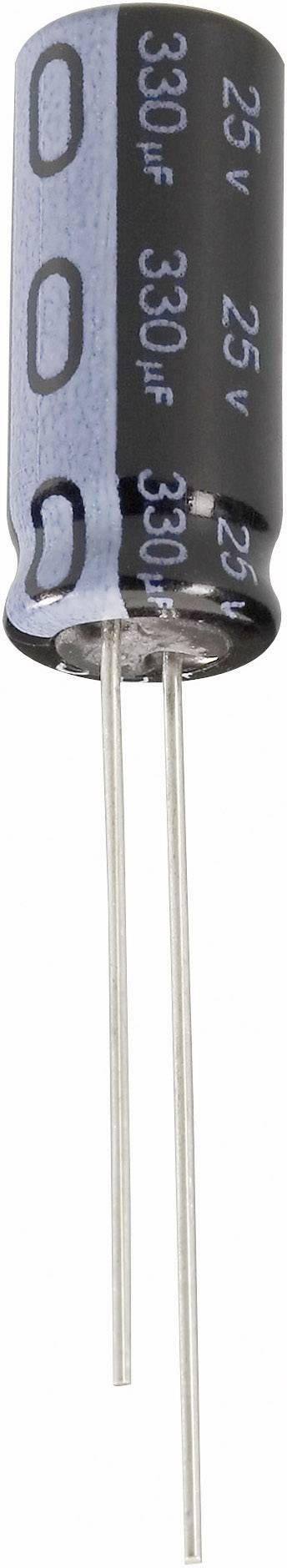 Jianghai ECR1AQG101MFF250607 Electrolytic capacitor Radial lead 2.5 mm 100 µF 10 V 20 % (Ø x H) 6.3 mm x 7 mm