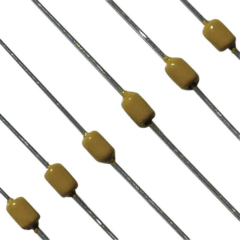 Weltron A15NP0220JAAT10A Ceramic capacitor Axial lead 220 pF 100 V 5 % (Ø x L) 2.54 mm x 3.81 mm