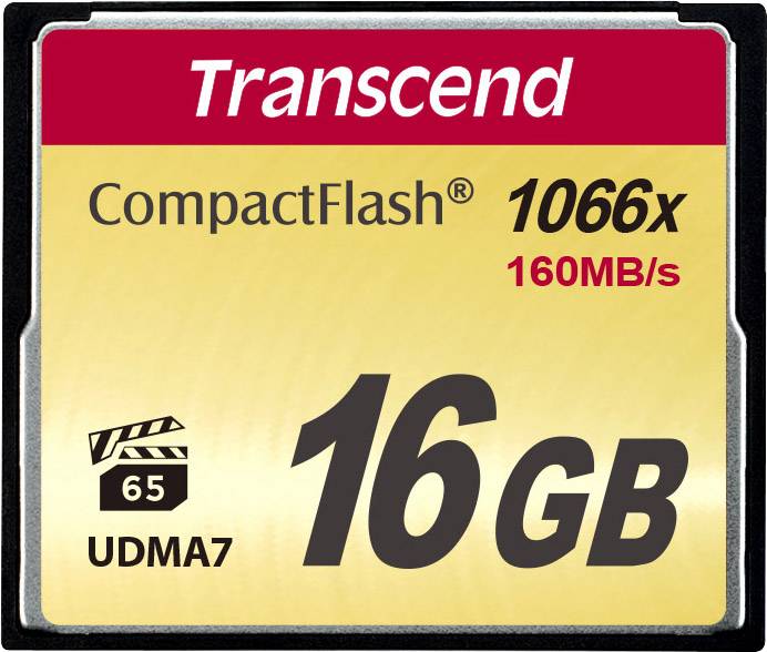 Transcend Ultimate 1066x CompactFlash card 16 GB