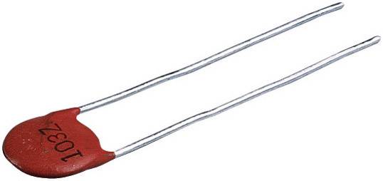 Weltron Ceramic disc capacitor Radial lead 22000 pF 500 V 20 % (Ø) 12 mm