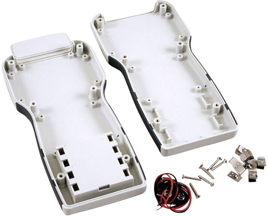 Hammond Electronics 1553TGYBAT Hand-held casing 210 x 100 x 32 Acrylonitrile butadiene styrene Grey 1 pc(s)