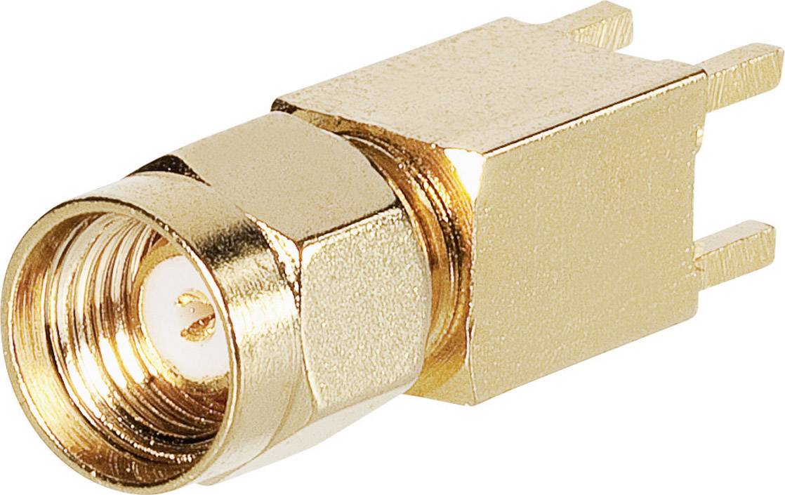 BKL Electronic 0419024 0419024 SMA reverse polarity connector Plug, vertical mount 50 Ω