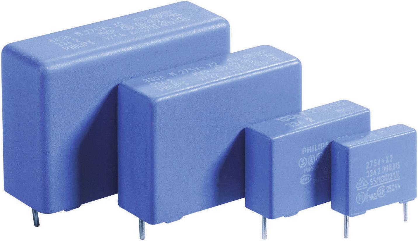 Thomsen MKP thin film capacitor Radial lead 0.33 µF 275 V AC 20 % 22.5 mm (L x W x H) 26 x 8.5 x 18 mm