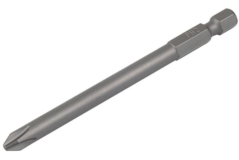 Wolfcraft Philips bit PH 1 S2 steel sanded, hardened E 6.3 1 pc(s)
