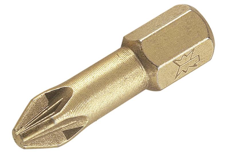 Wolfcraft Philips bit PZ 1 S2 steel DLC coated D 6.3 1 pc(s)