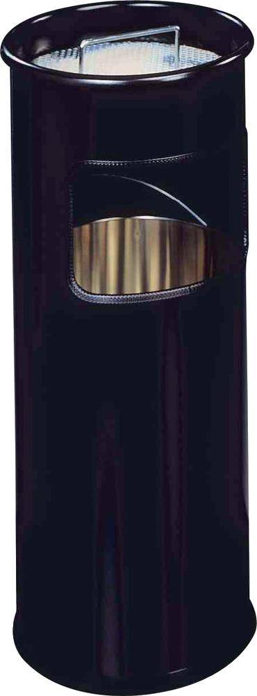 Durable 3330 333001 Garbage bin 17 l (L x W x H) 305 x 302 x 687 mm Black incl. ashtray 1 pc(s)