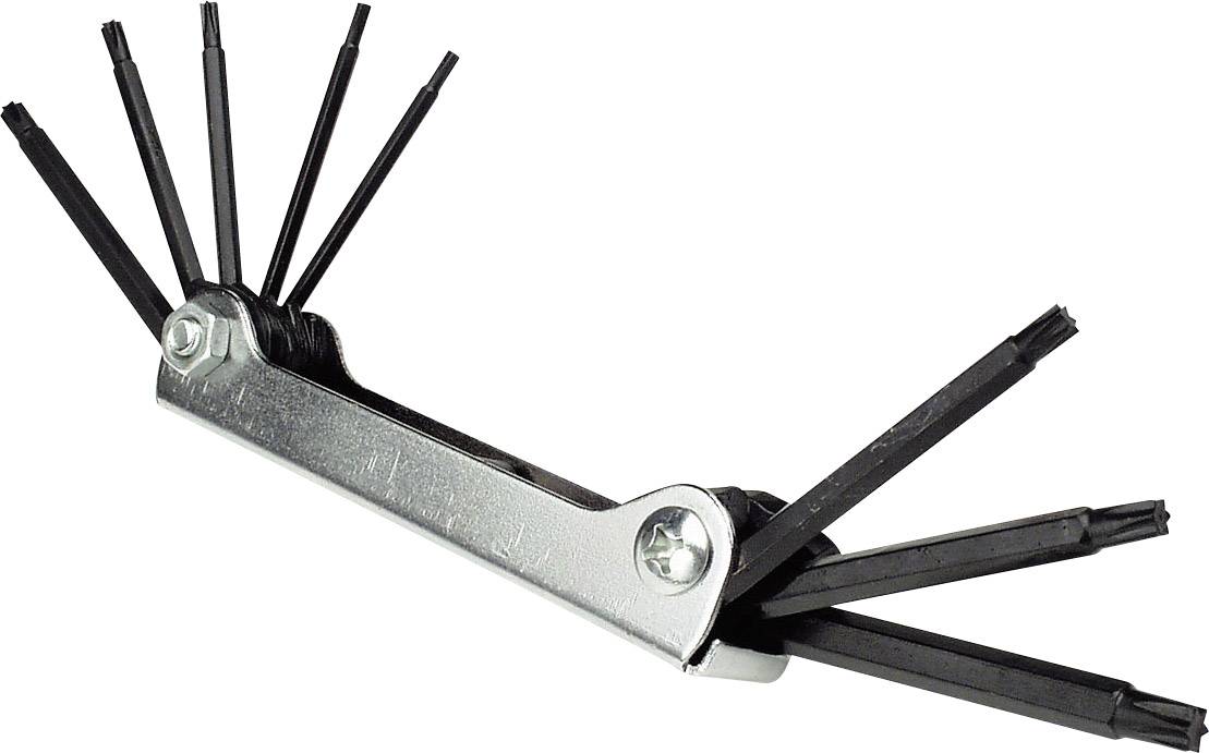 Brüder Mannesmann Star Allen key set T 9, T 10, T 15, T 20, T 25, T 27, T 30, T 40 8-piece