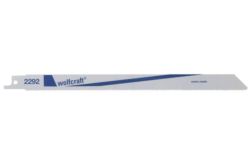 Metal saw blade by Wolfcraft, model number 2292, individually packaged, suitable for cutting metal materials.
