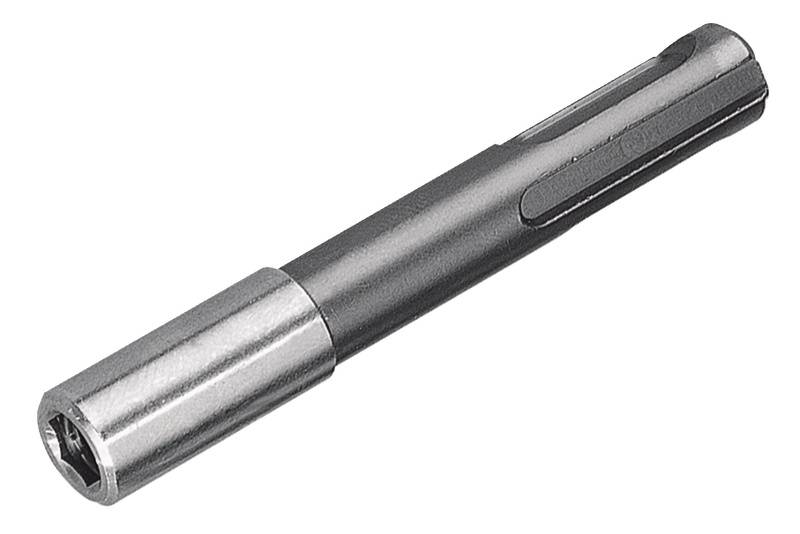 Drill with a cylindrical shank and inserted cutting edges on a white background. Primarily used for drilling in wood and metal.