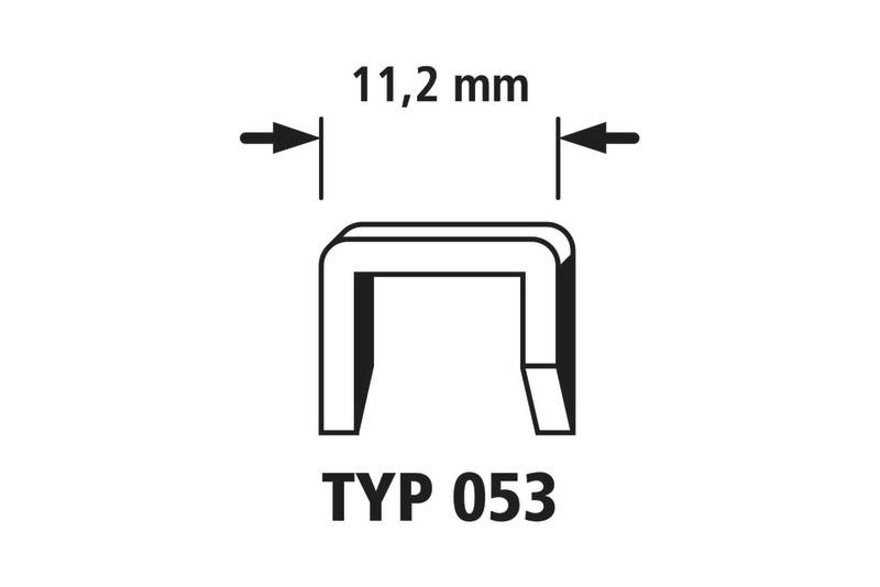 Figure shows a bracket of type 053 with a width of 11.2 mm.