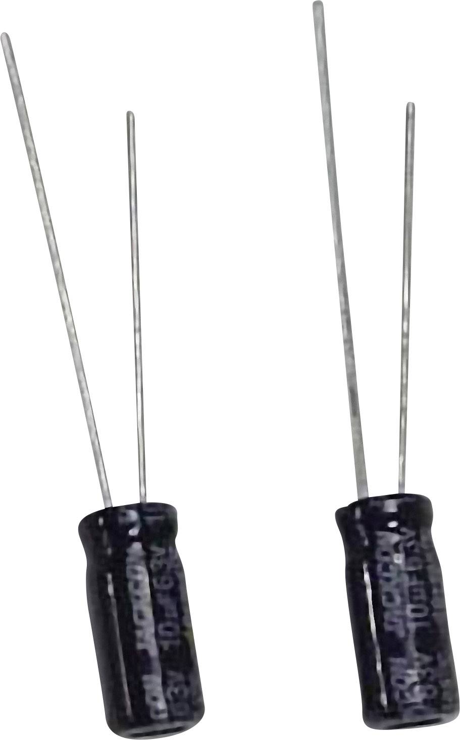 Thomsen Electrolytic capacitor Radial lead 2.5 mm 22 µF 63 V 20 % (Ø x H) 6.3 mm x 11 mm