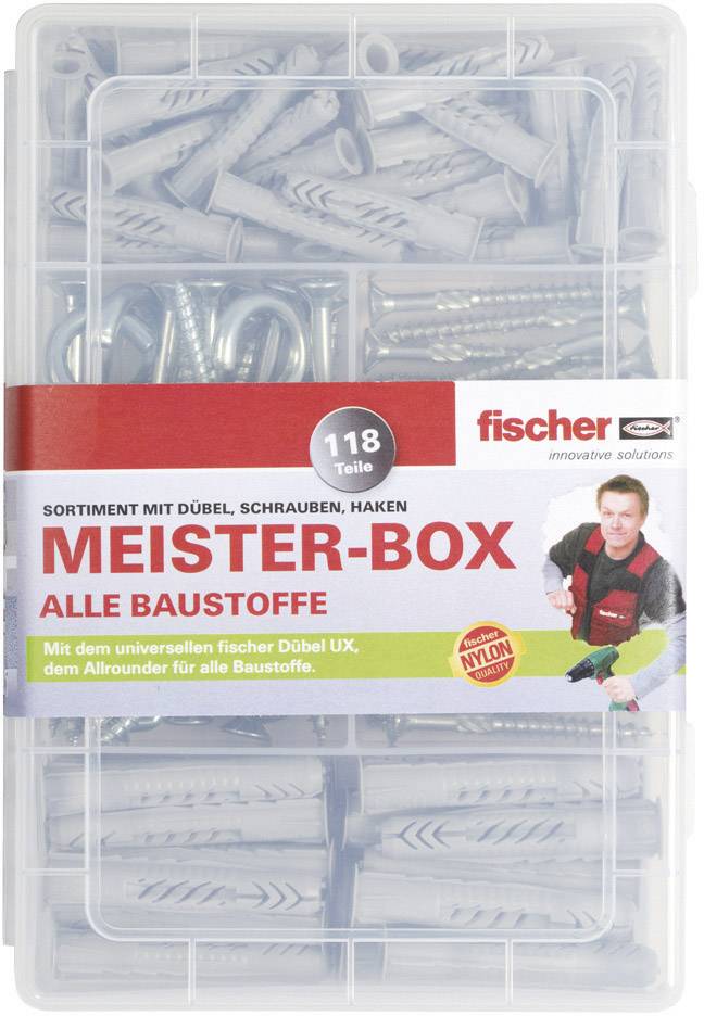 Fischer Assorted dowels 513894 118 Parts