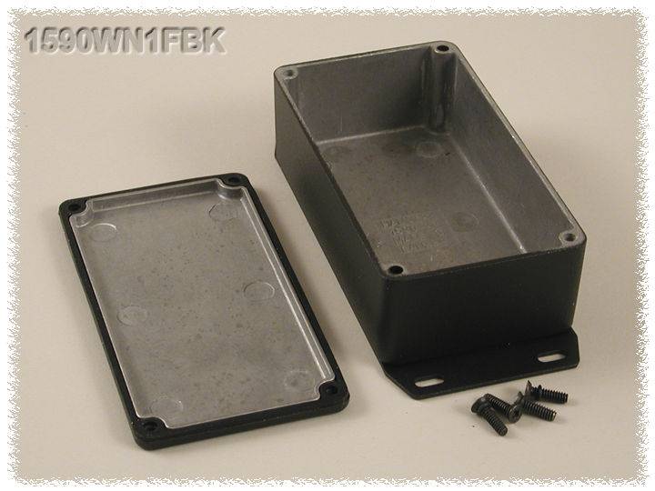 Hammond Electronics 1590WN1FBK Universal enclosure 121 x 66 x 40 Aluminium Black 1 pc(s)