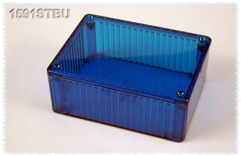 Hammond Electronics 1591STBU Universal enclosure 110 x 82 x 44 Polycarbonate (PC) Blue 1 pc(s)