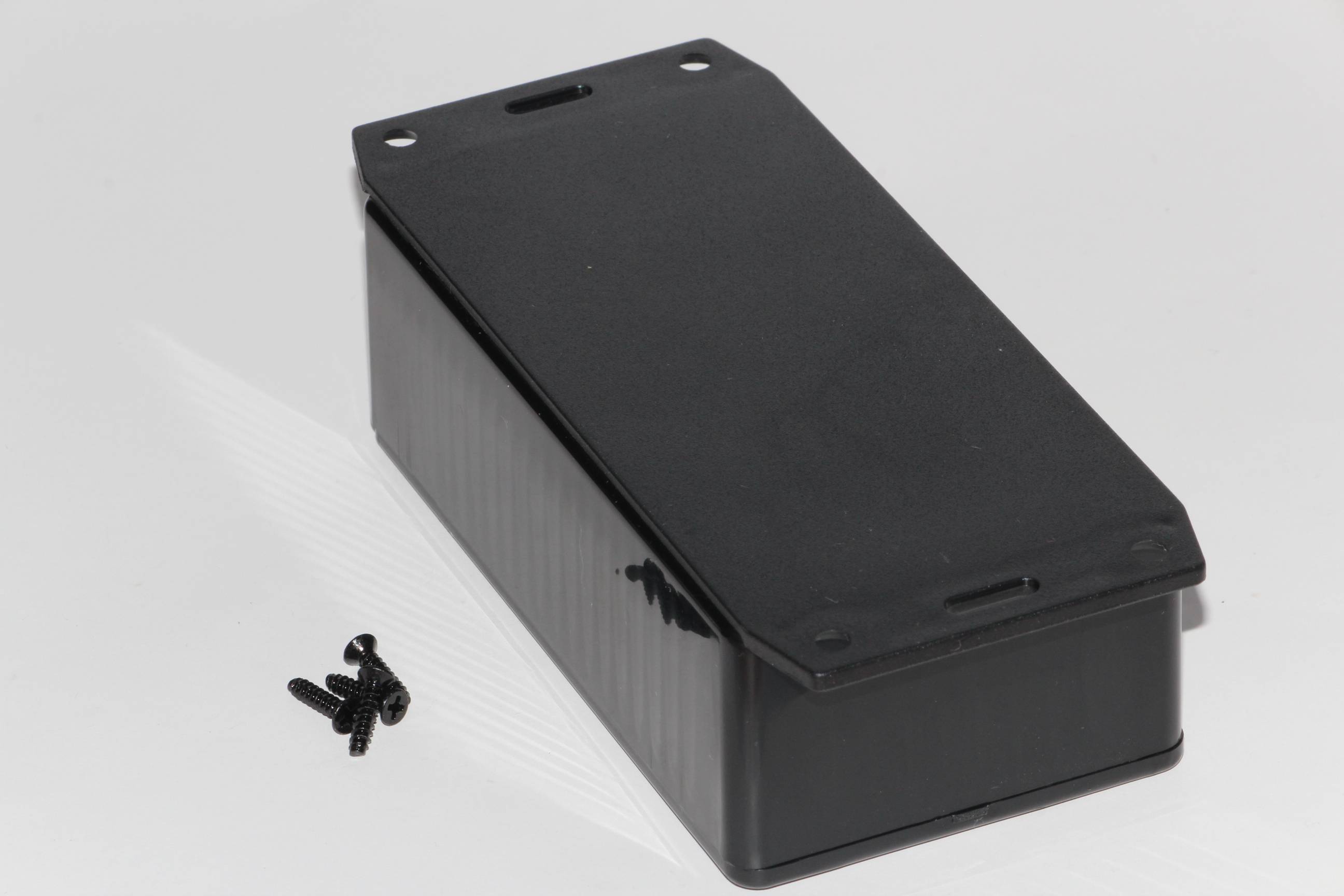 Hammond Electronics 1591CF2SBK Universal enclosure 120 x 65 x 40 Acrylonitrile butadiene styrene Black 1 pc(s)