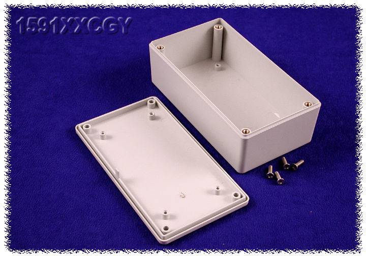 Hammond Electronics 1591XXCGY Universal enclosure 121 x 66 x 41 Acrylonitrile butadiene styrene Grey 1 pc(s)
