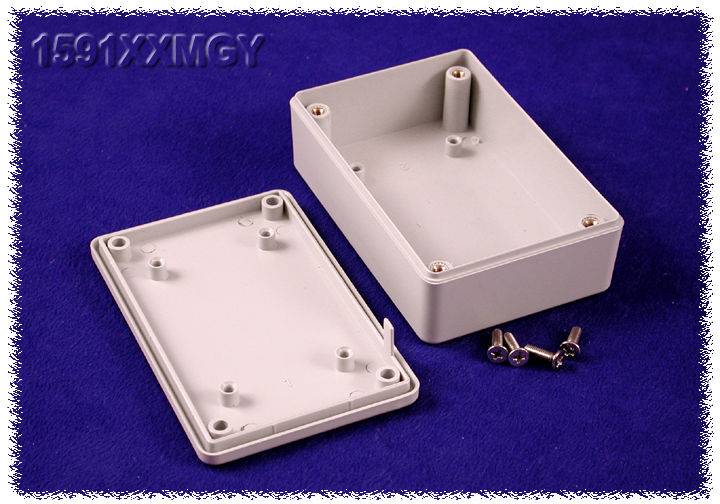 Hammond Electronics 1591XXMGY Universal enclosure 85 x 56 x 25 Acrylonitrile butadiene styrene Grey 1 pc(s)