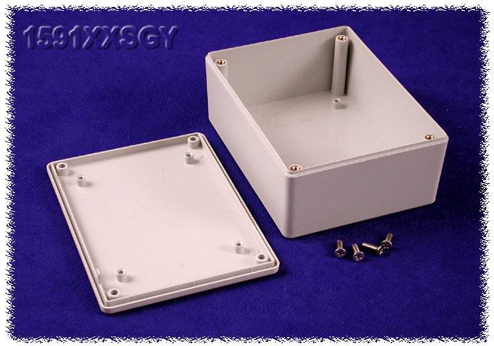 Hammond Electronics 1591XXSGY Universal enclosure 110 x 82 x 44 Acrylonitrile butadiene styrene Grey 1 pc(s)