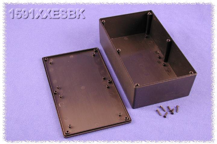 Hammond Electronics 1591XXESBK Universal enclosure 193 x 113 x 62 Acrylonitrile butadiene styrene Black 1 pc(s)