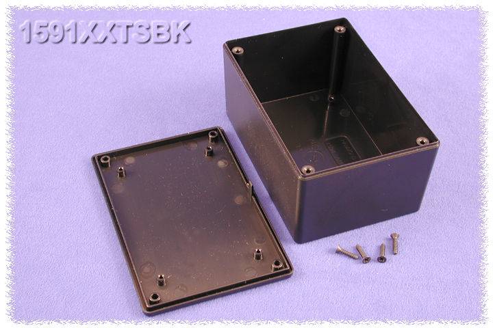 Hammond Electronics 1591XXTSBK Universal enclosure 123 x 83 x 60 Acrylonitrile butadiene styrene Black 1 pc(s)