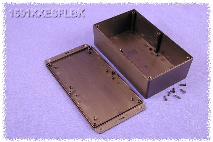 Hammond Electronics 1591XXESFLBK Universal enclosure 193 x 113 x 62 Acrylonitrile butadiene styrene Black 1 pc(s)