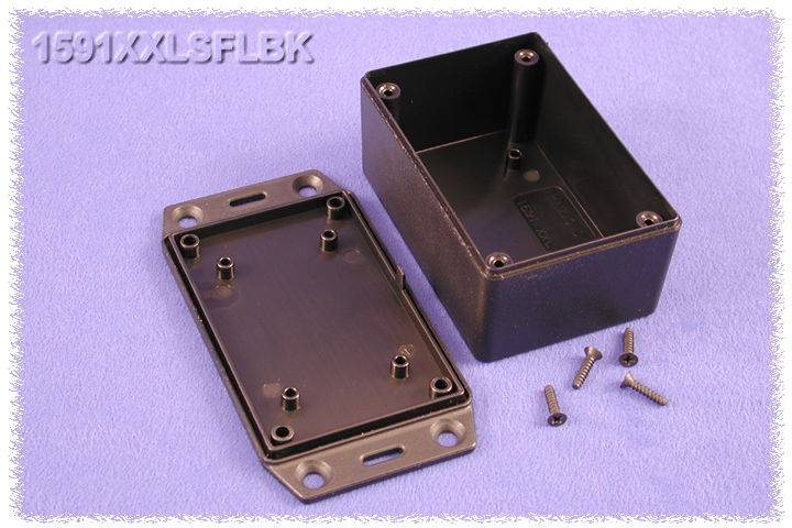 Hammond Electronics 1591XXMSFLBK Universal enclosure 85 x 56 x 25 Acrylonitrile butadiene styrene Black 1 pc(s)
