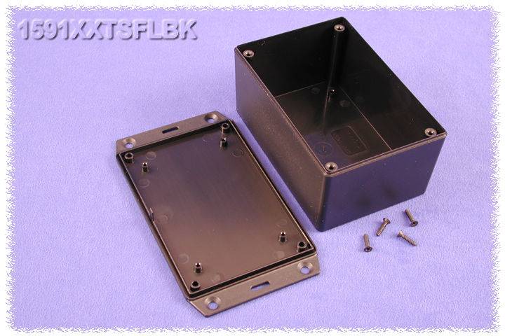 Hammond Electronics 1591XXTSFLBK Universal enclosure 123 x 83 x 60 Acrylonitrile butadiene styrene Black 1 pc(s)