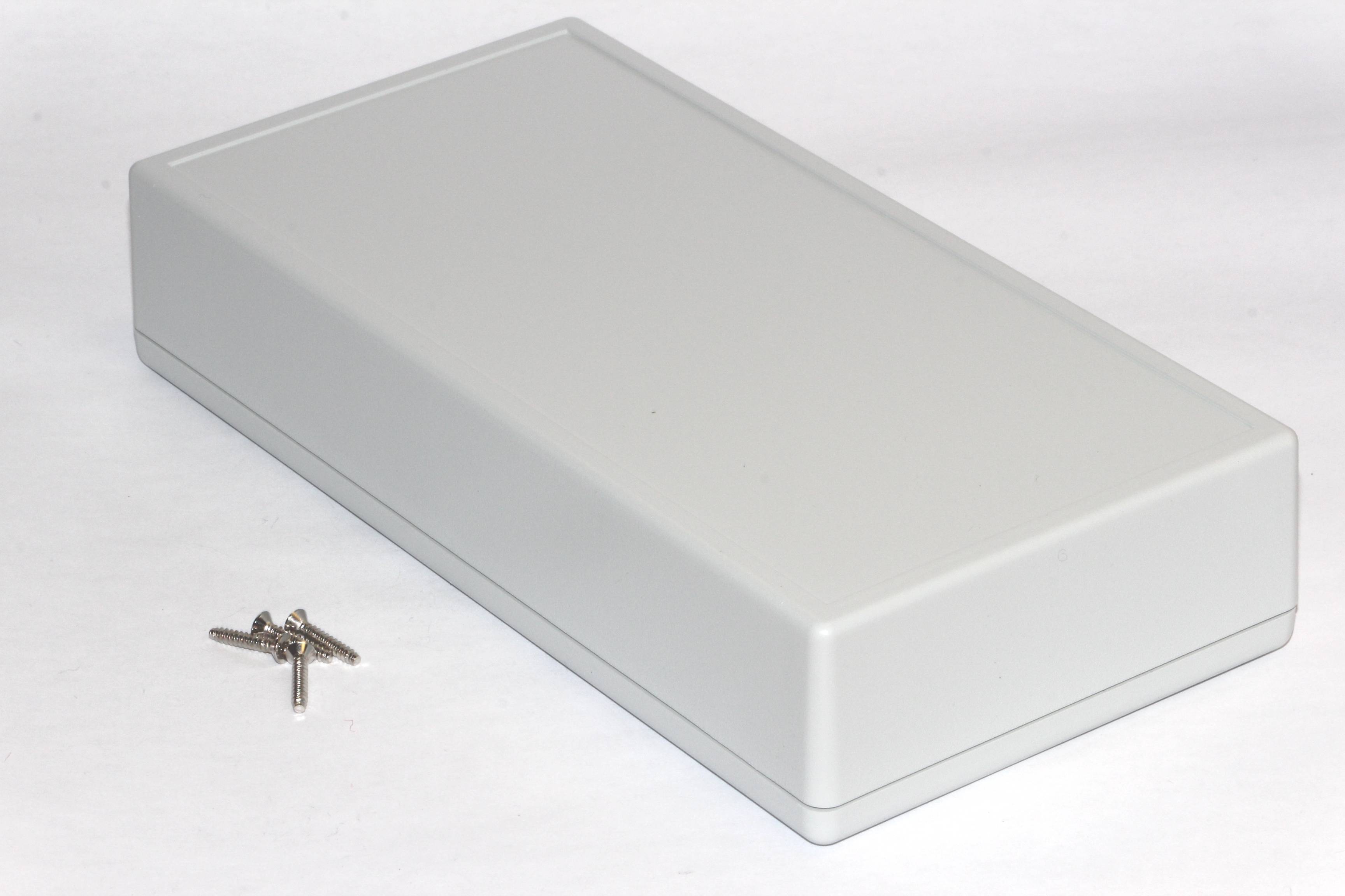 Hammond Electronics 1599HGYBAT Hand-held casing 220 x 110 x 44 Acrylonitrile butadiene styrene Grey 1 pc(s)
