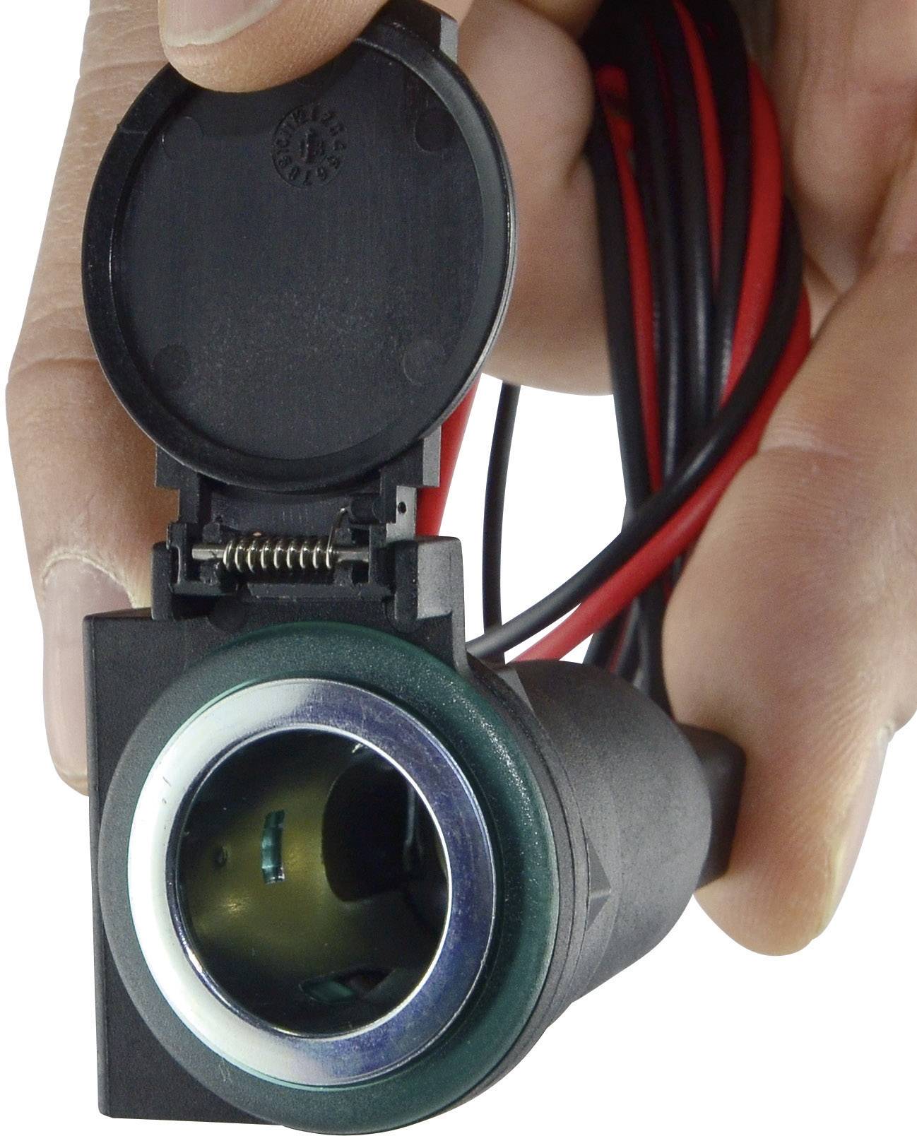 BAAS Cigarette lighter socket with pipe holder ZA02 Max. load capacity=5 A Compatible with (details) Cigarette lighter plug