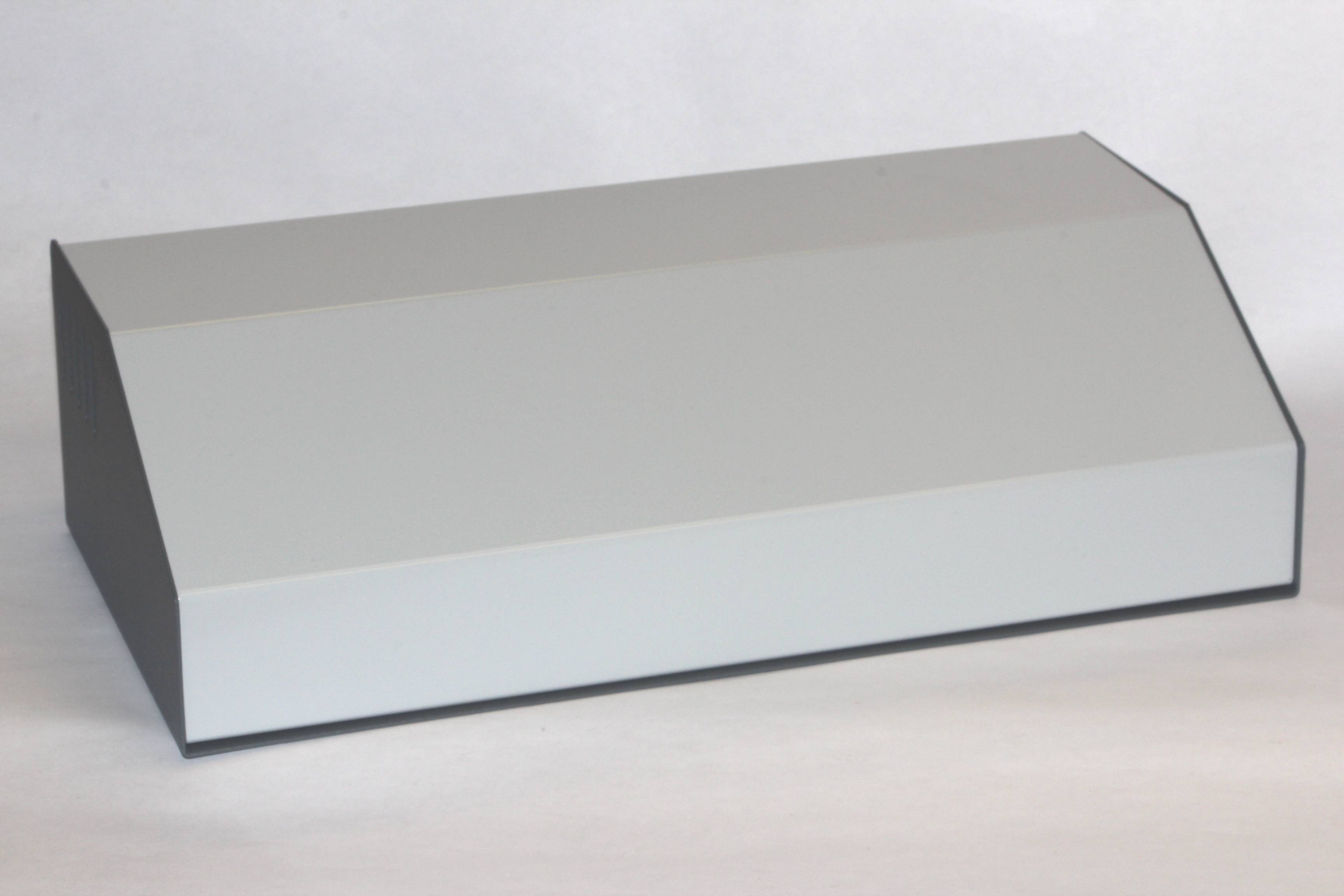 Hammond Electronics 519-0920 Desk casing (L x W x H) 180 x 350 x 100 mm Aluminium Grey 1 pc(s)
