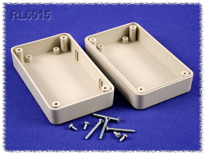 Hammond Electronics RL6015 Universal enclosure 104 x 65 x 40 Acrylonitrile butadiene styrene Grey 1 pc(s)