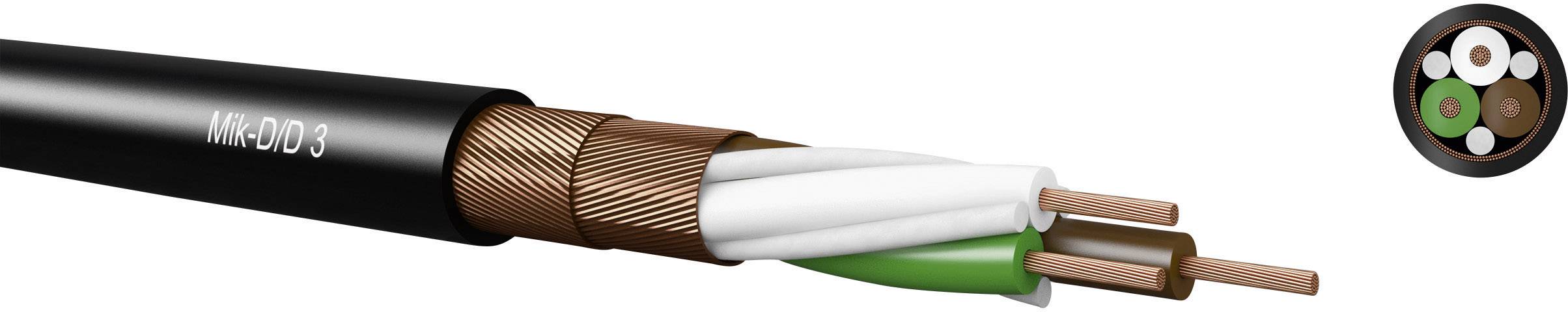 Kabeltronik 58D302209-1 Microphone cable 3 x 0.22 mm² Black Sold per metre