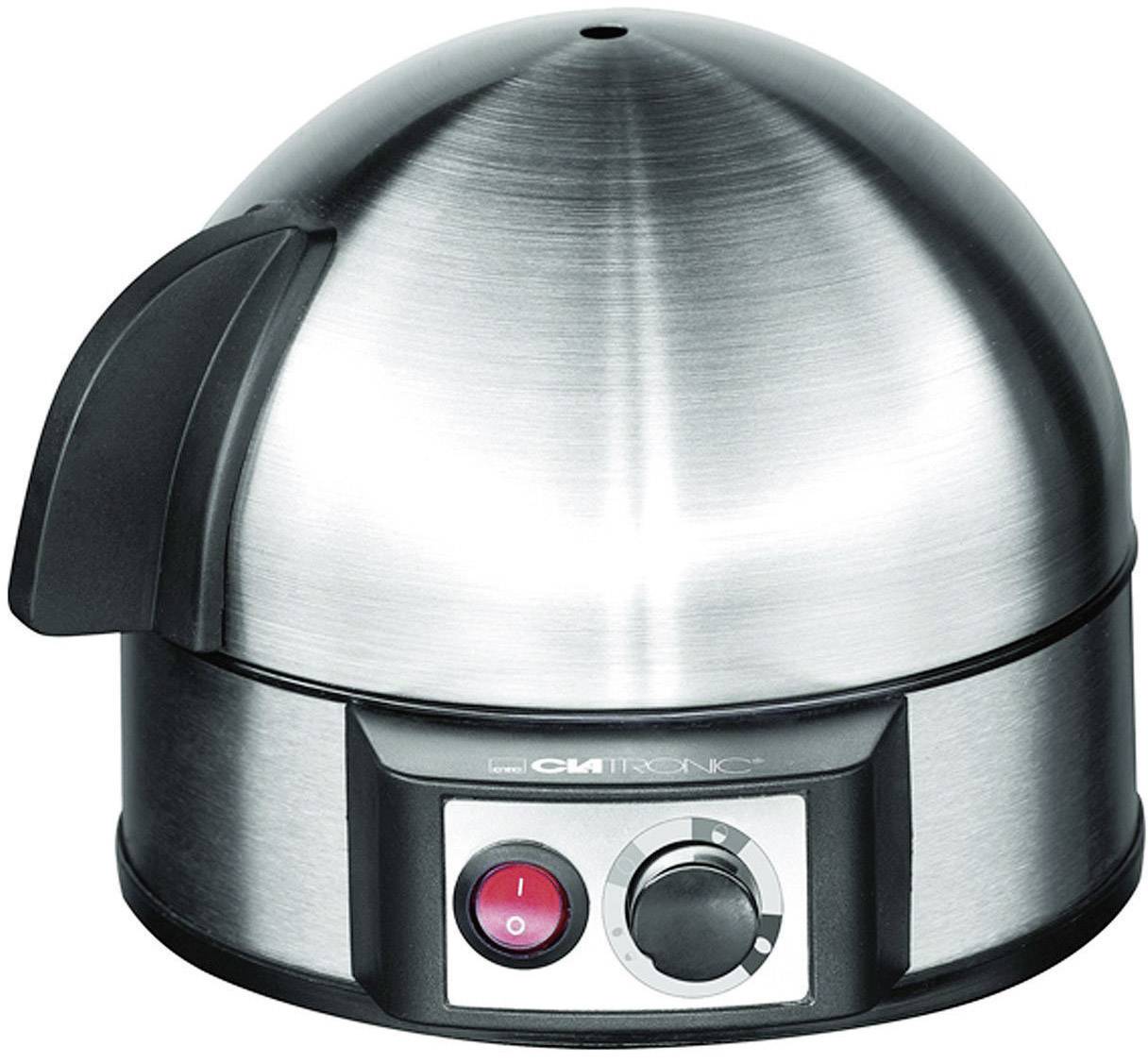 Clatronic EK3321 Egg boiler with egg piercer, with graduated beaker Stainless steel (brushed)