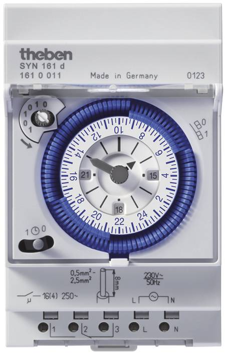 Theben 1610011 DIN rail mount timer