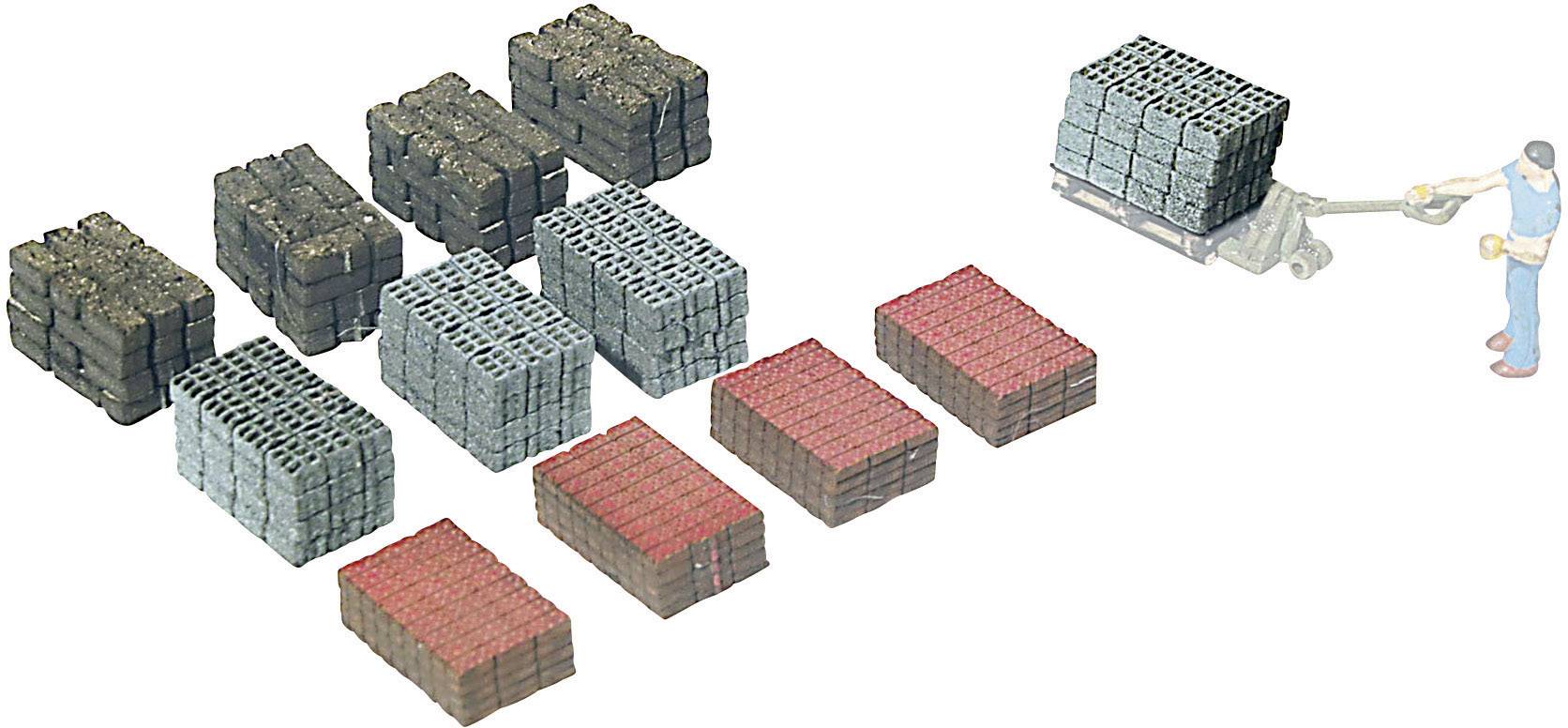 MBZ 80192 H0 Palettenbeladung, Mauersteine Laser-cut assembly kit
