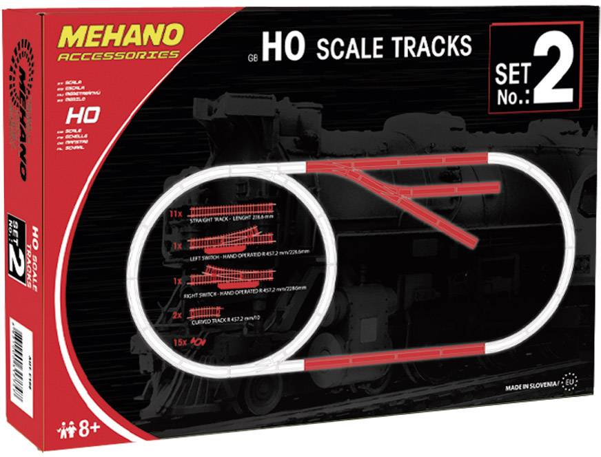 Mehano 58545 H0 Track expansion set no. 2
