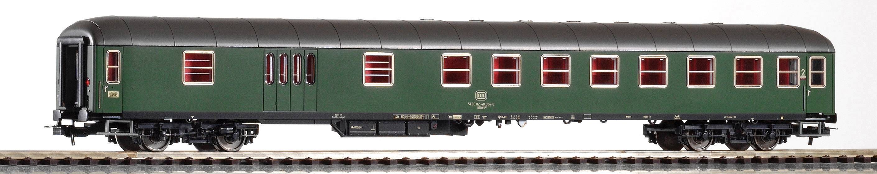 Piko H0 59623 H0 2. Class express train wagon with luggage compartment of DB 2. Class with luggage compartment