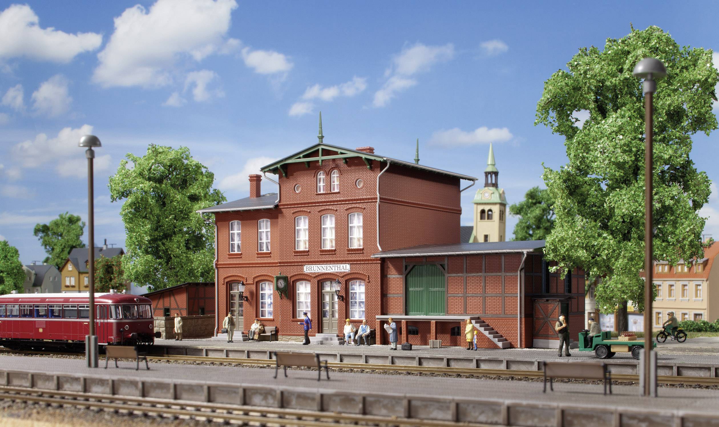 Auhagen 11433 H0 Brunnenthal Rail Station