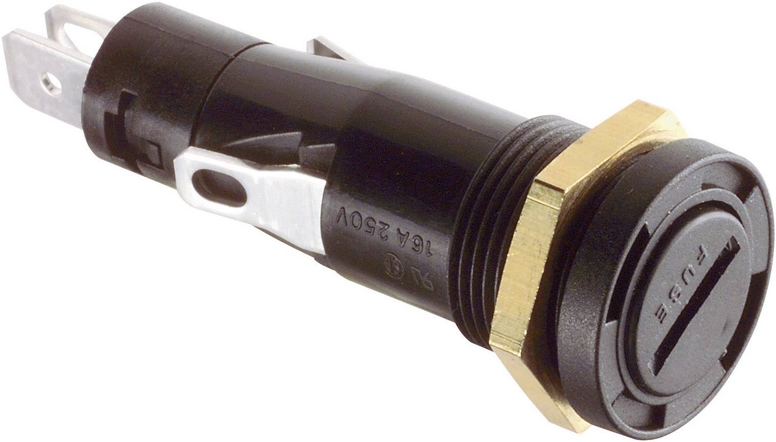 Arcolectric (Bulgin Ltd.) T0347RAAAA T0347RAAAA Fuse holder Suitable for Micro fuse 6.3 x 32 mm 16 A 250 V AC 1 pc(s)