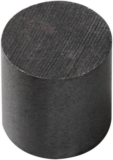 Elobau 300010 Permanent magnet Cylindrical (Ø x H) 10 mm x 10 mm BaO 0.365 T Temperature limit (max.): 250 °C