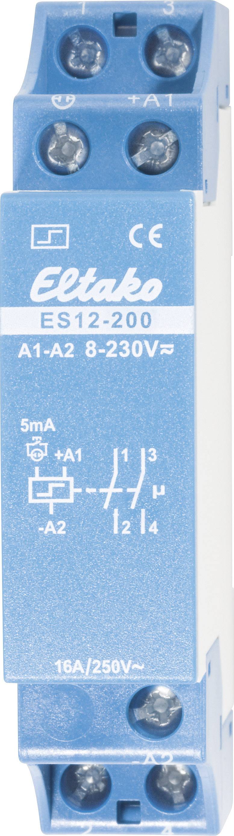 Impulse changeover switch DIN rail Eltako ES12-200 2 makers 230 V DC, 230 V AC 16 A 2000 W 1 pc(s)