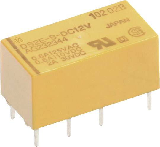 Panasonic DS2YS12 PCB relay 12 V DC 2 A 2 change-overs