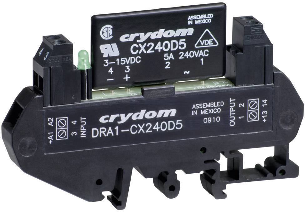 Crydom DIN Rail Mount Solid State Relay, AC