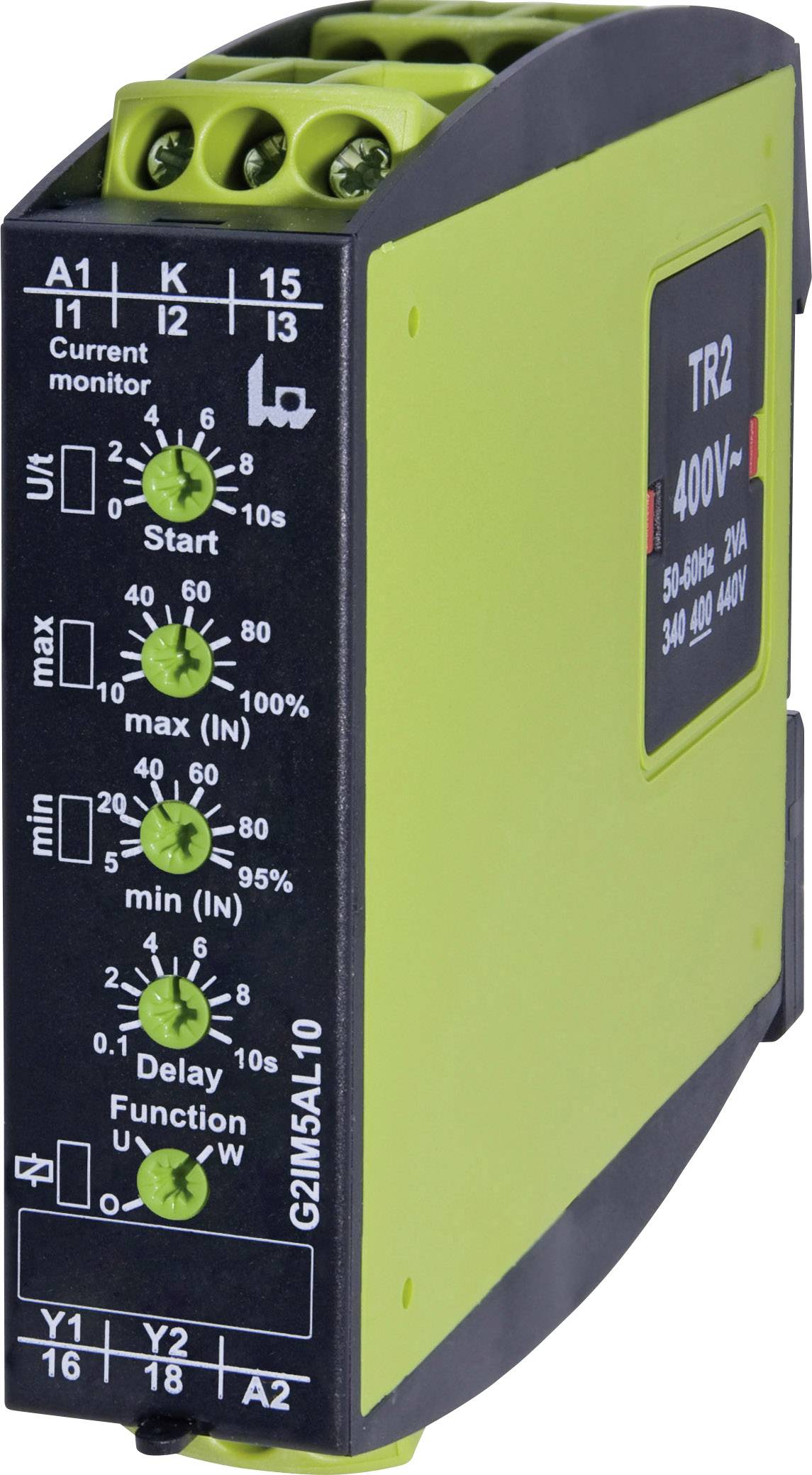 tele 2390401 G2IM5AL10 Gamma 1-Phase Current Monitoring Relay 1-phase current monitoring