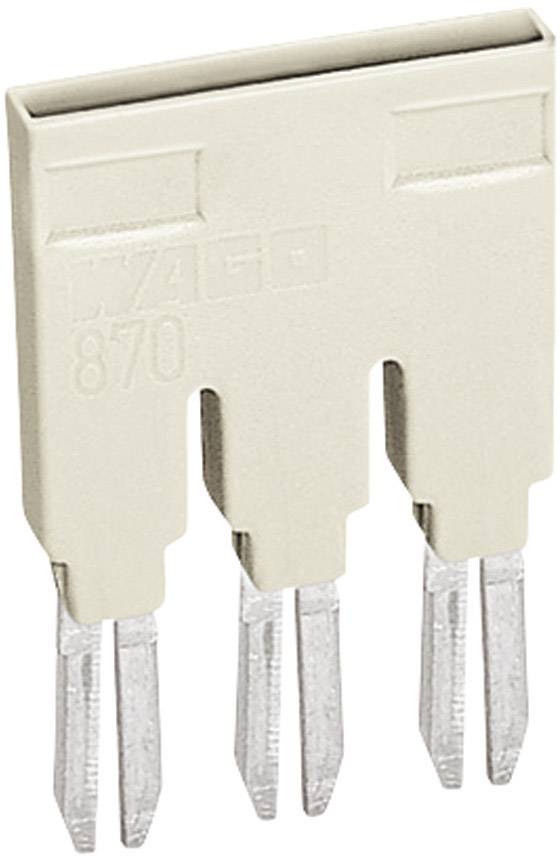 WAGO 859-408 Jumper Number of pins: 8 Light grey