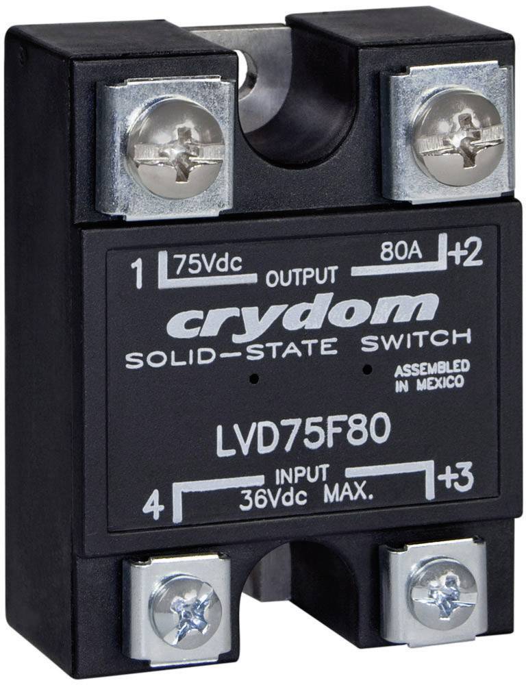 Crydom SSR LVD75D100 100 A Switching voltage (max.): 75 V DC 1 pc(s)
