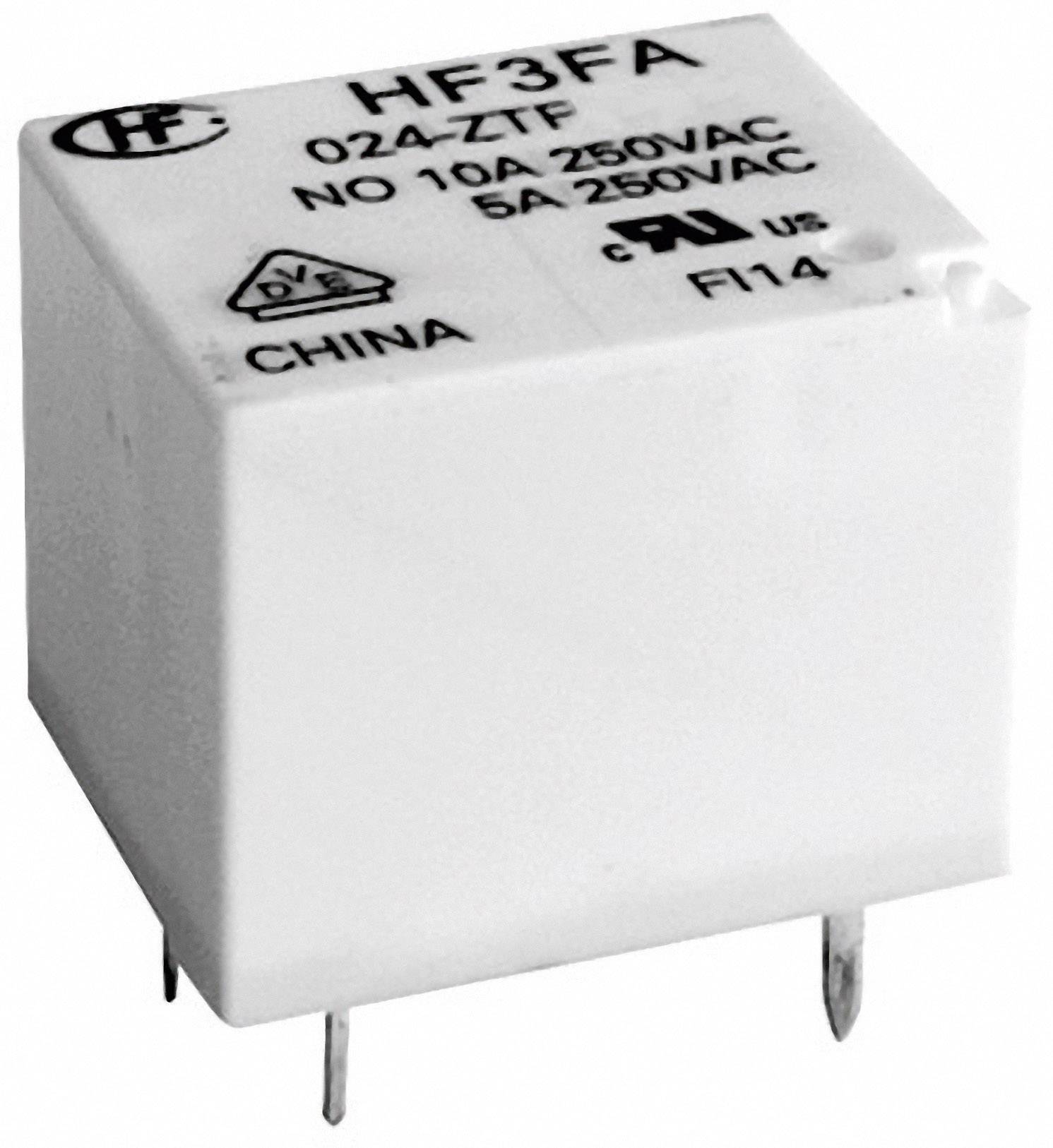 Hongfa HF3FA/005-ZTF PCB relay 5 V DC 10 A 1 change-over