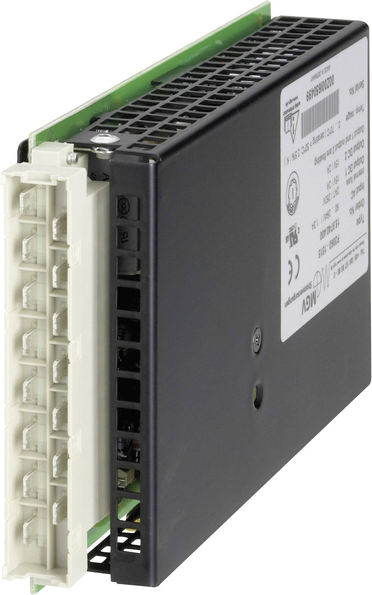 mgv P60-24021 DIN-rack built-in switching power supply P60-24021 No. of outputs: 1 60 W